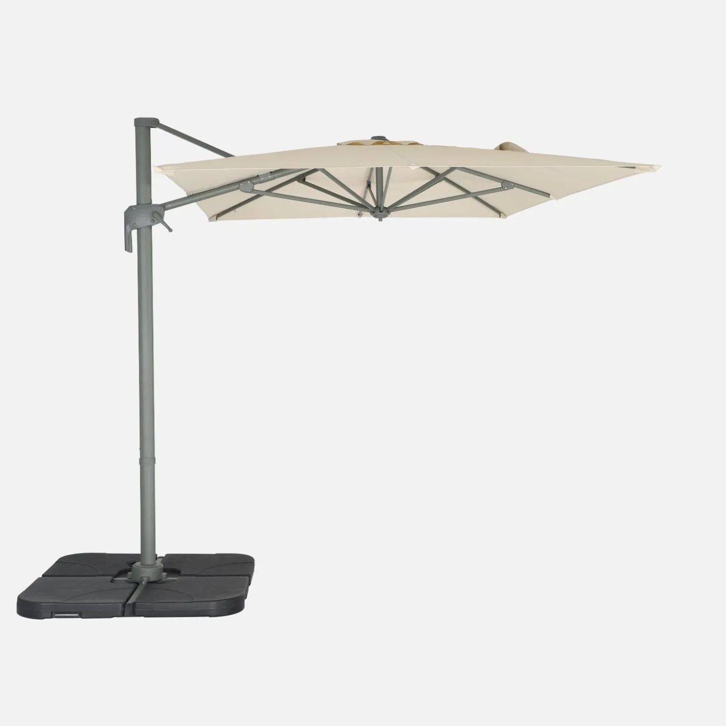 Parasol rectangular excéntrico, 3x2m