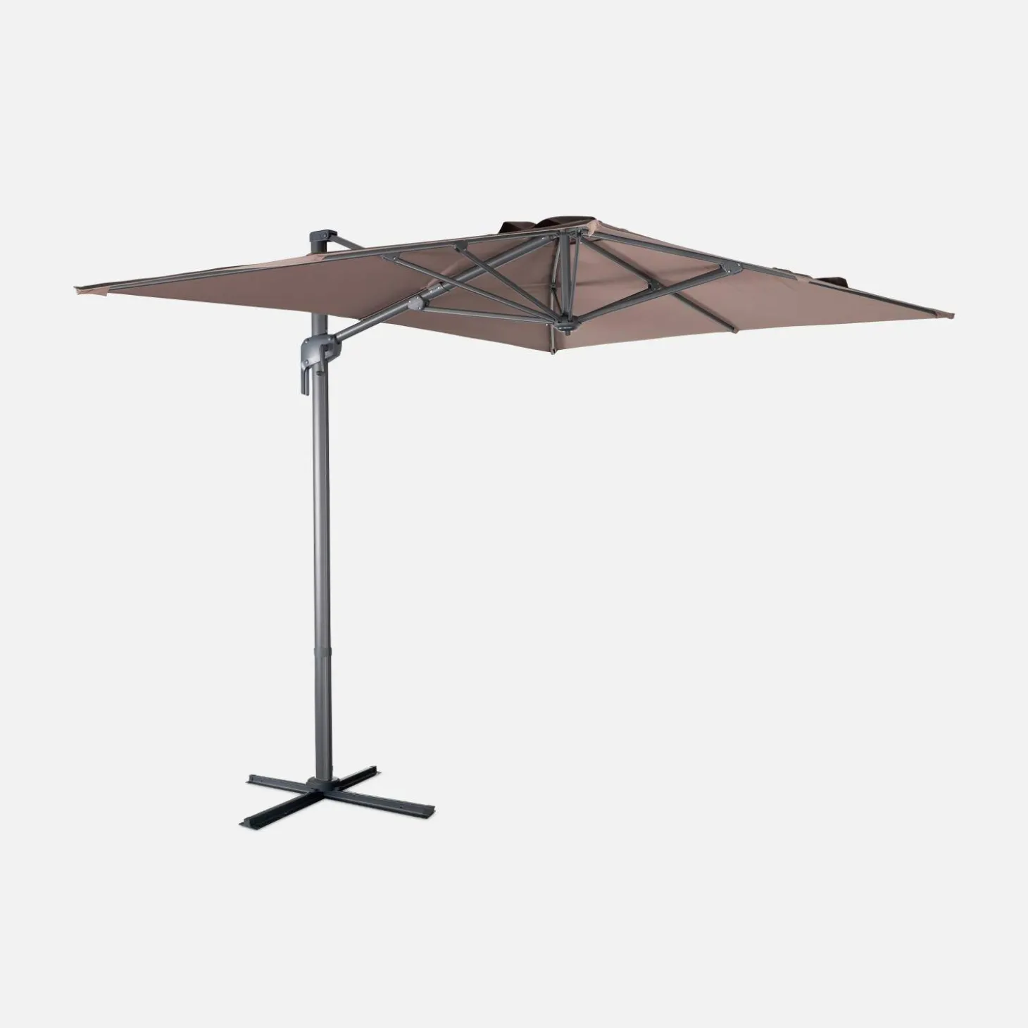 Parasol rectangular excéntrico, 3x2m