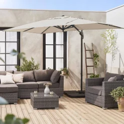 Parasol rectangular excéntrico, 3x2m