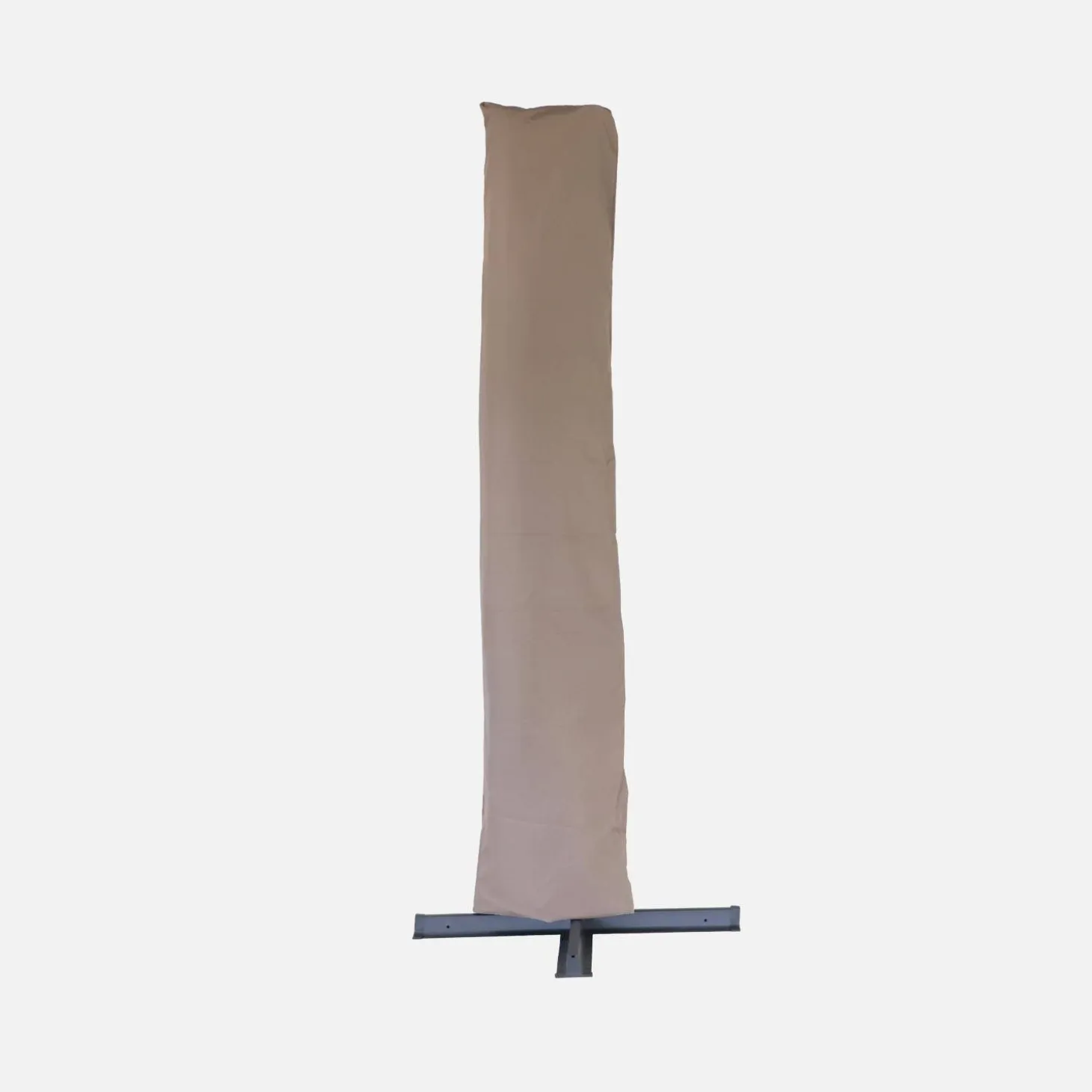 Parasol rectangular excéntrico, 3x4m + losas 50x50cm