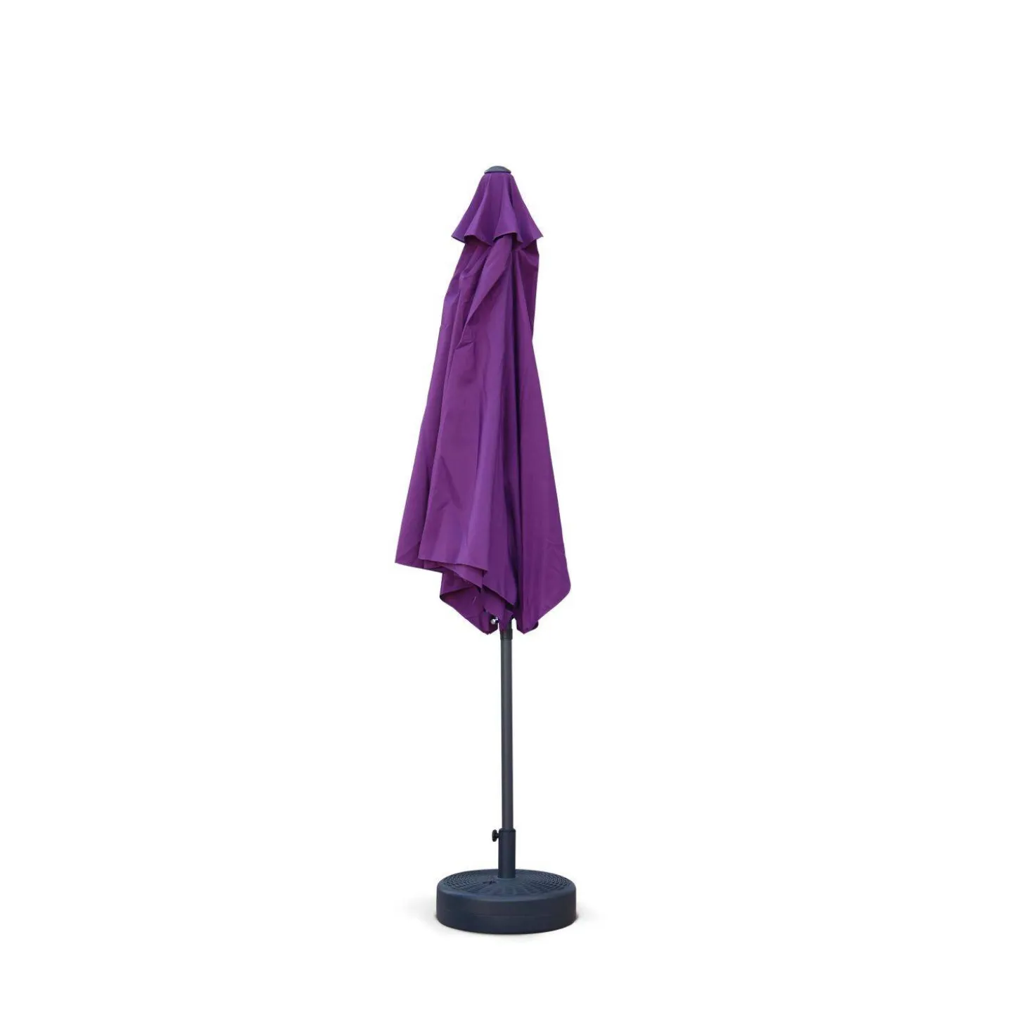 Parasol rectangular poste efecto madera, 3x3m