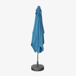 Parasol rectangular poste efecto madera, 2x3m