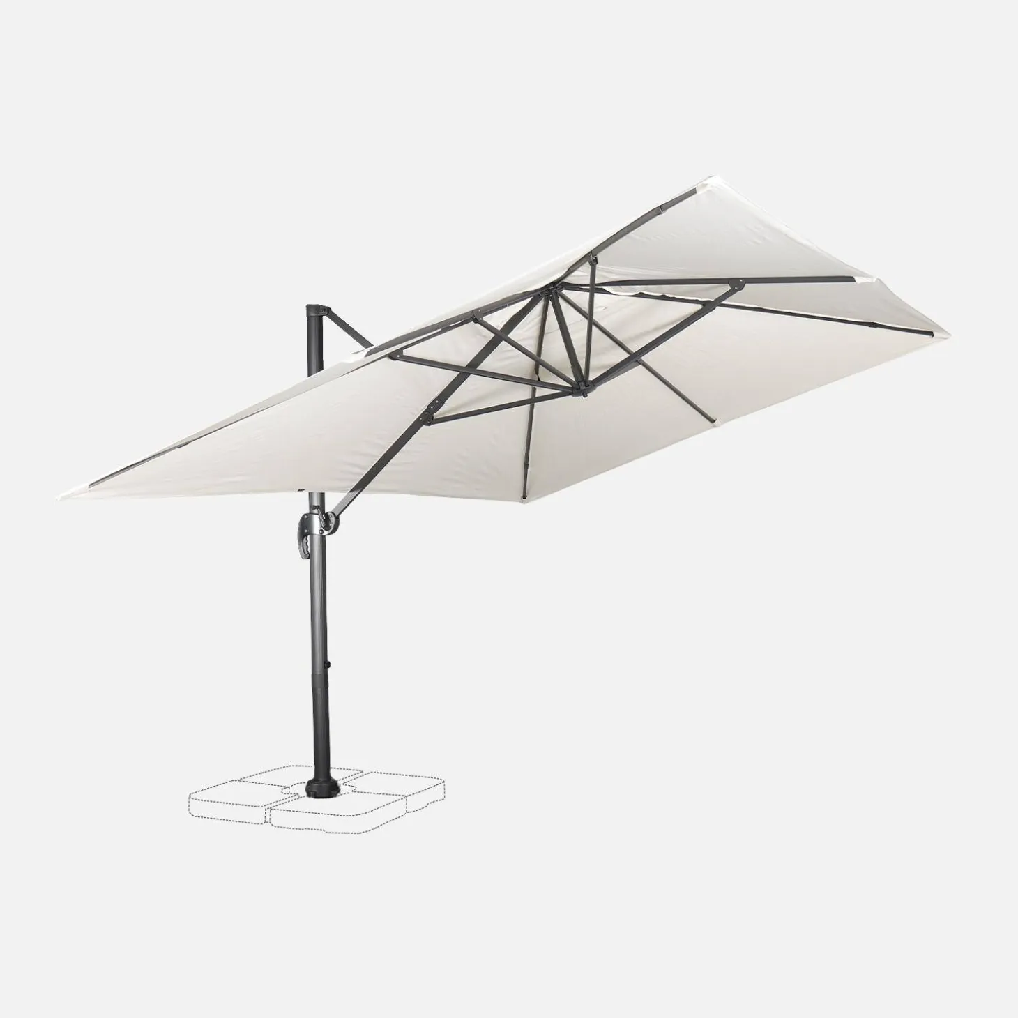 Parasol rectangular, 3x4m