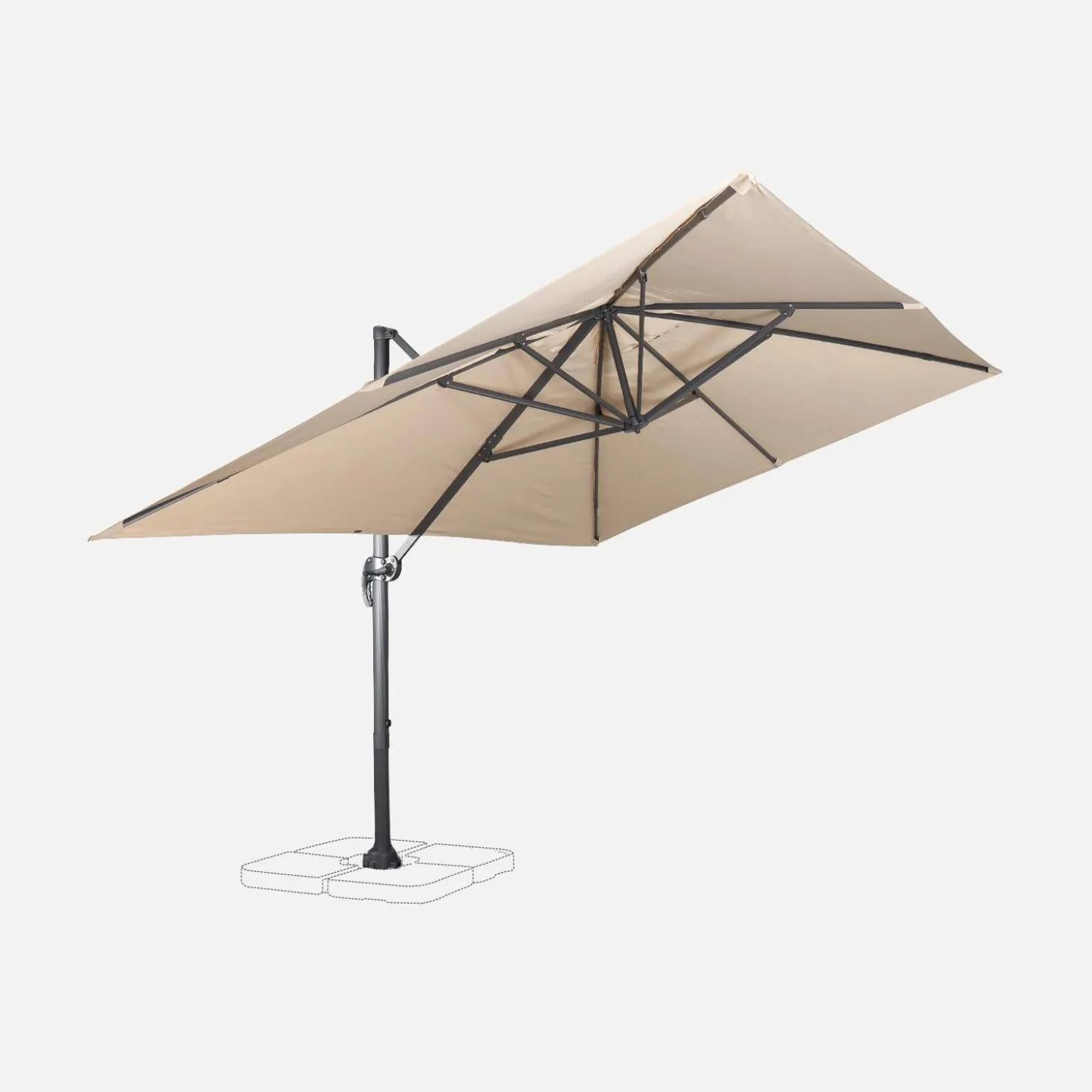 Parasol rectangular, 3x4m