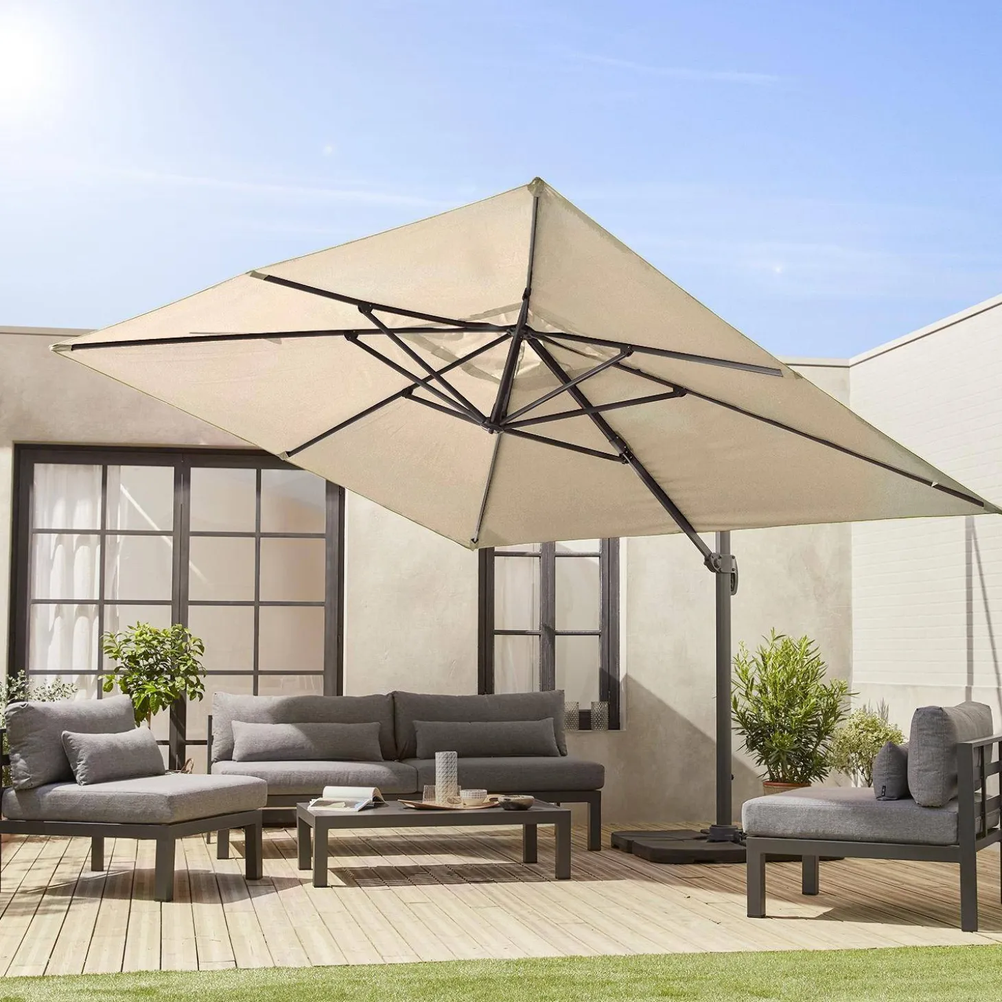 Parasol rectangular, 3x4m