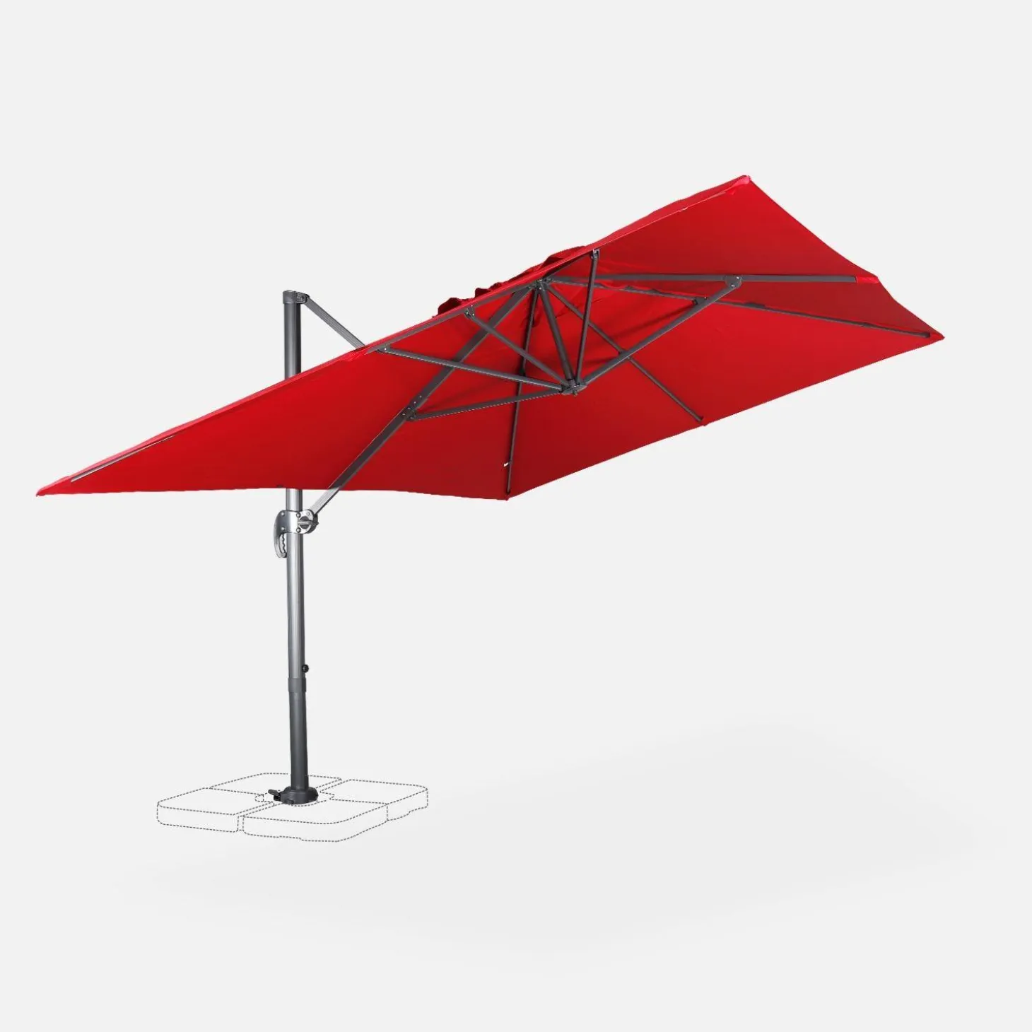 Parasol rectangular, 3x4m