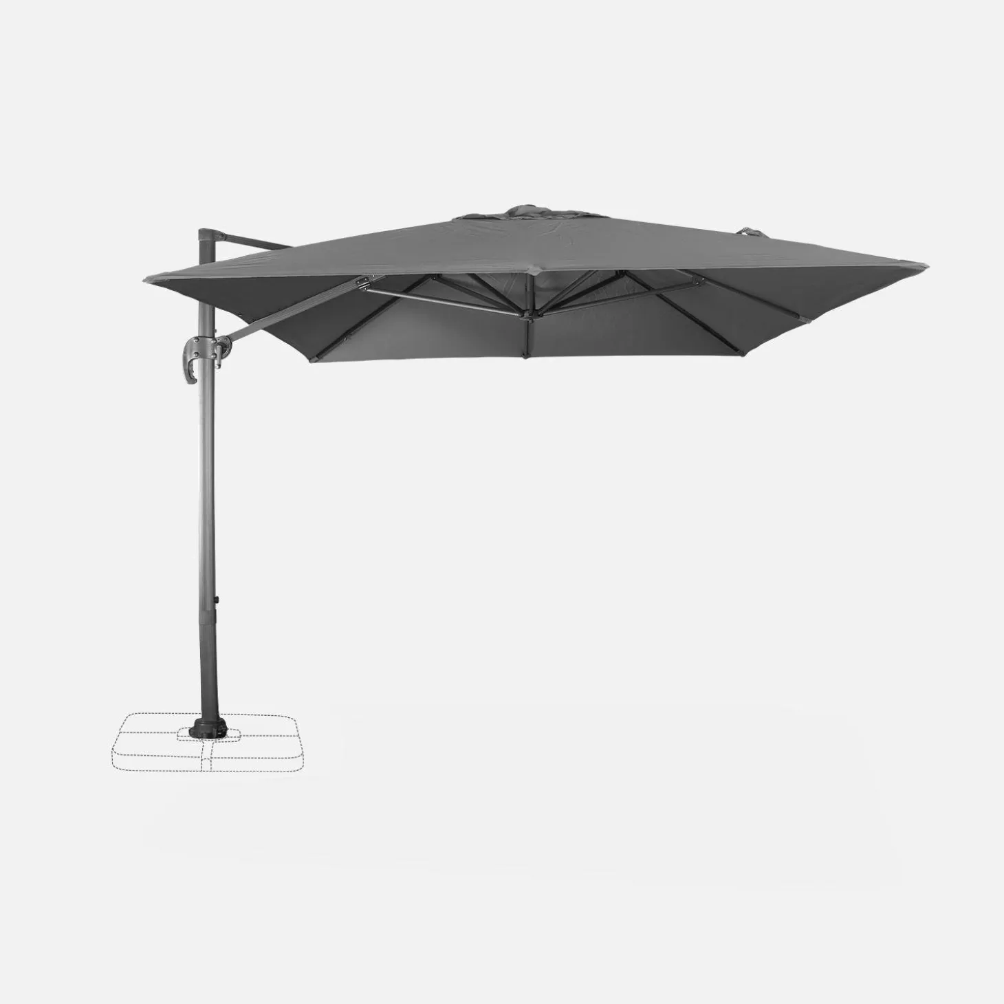 Parasol rectangular, 3x4m