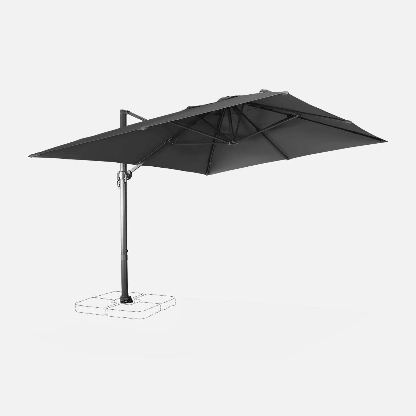 Parasol rectangular, 3x4m