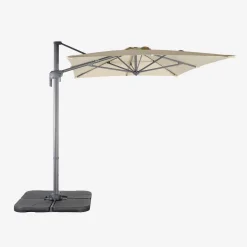 Parasol rectangular 2x3m + 4 losas de 50cm