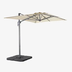 Parasol rectangular 2x3m + 4 losas de 50cm