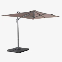 Parasol rectangular 2x3m + 4 losas de 50cm