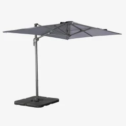 Parasol rectangular 2x3m + 4 losas de 50cm