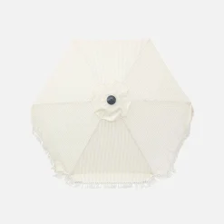 Parasol redondo recta con flecos, Ø2m