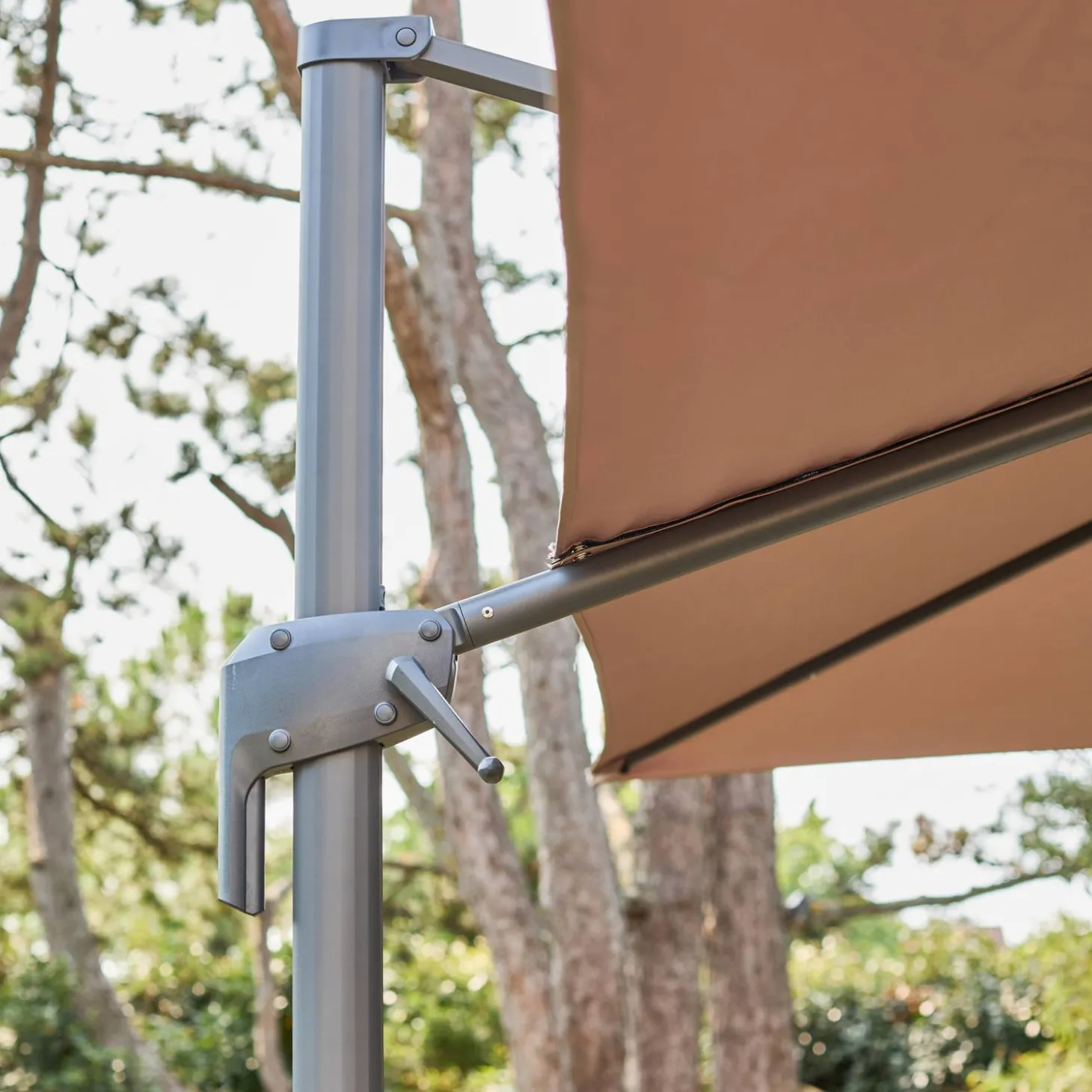 Parasol 3x4m rectangular desplazado