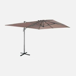 Parasol 3x4m rectangular desplazado
