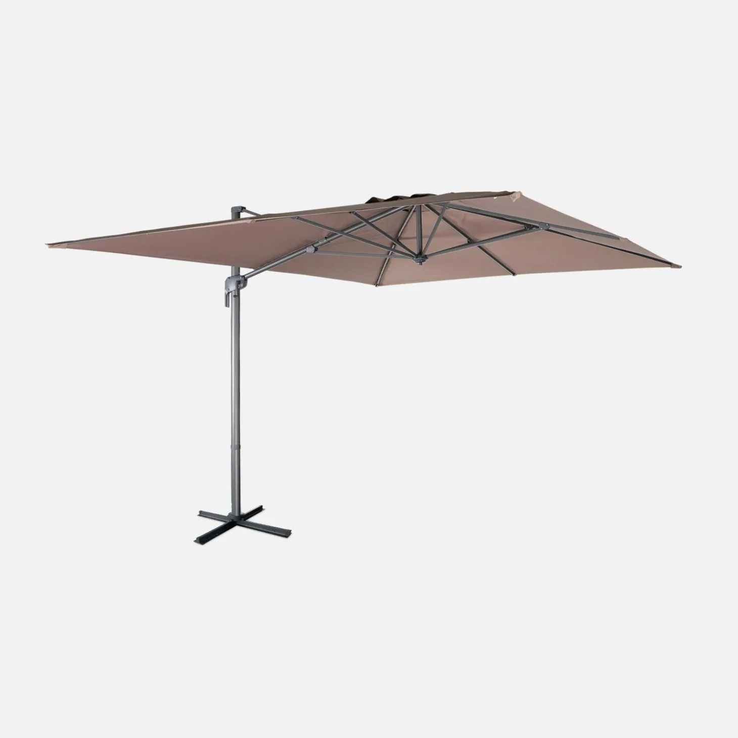 Parasol 3x4m rectangular desplazado