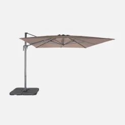 Parasol 3x4m rectangular desplazado