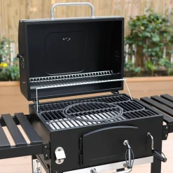 Parrilla de carbón con funda