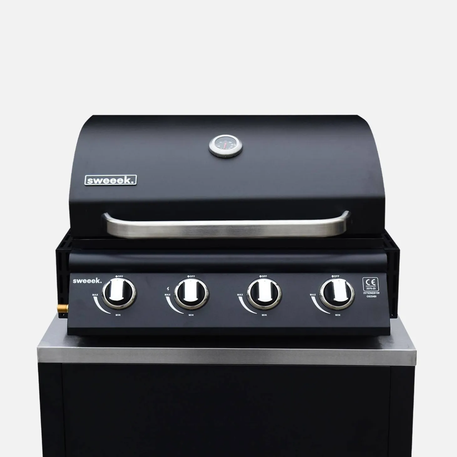 Parrilla de gas 4 quemadores empotrable