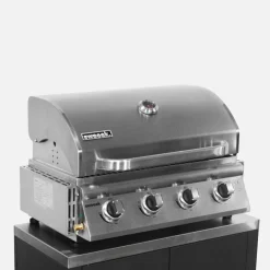 Parrilla de gas 4 quemadores empotrable