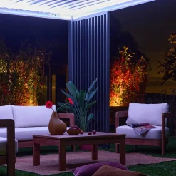 Persiana vertical para pégola de lamas verticales de 3m