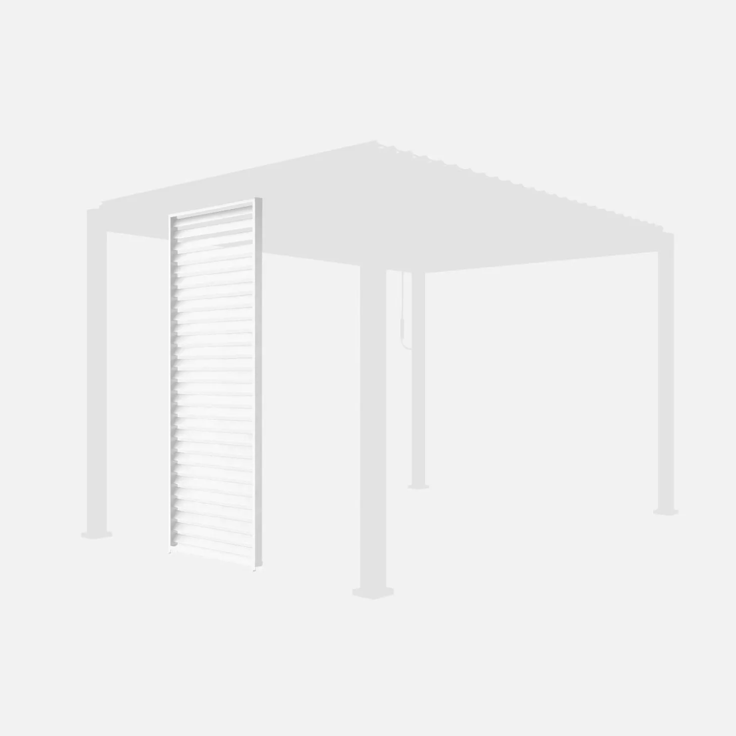 Persianas de aluminio 1m