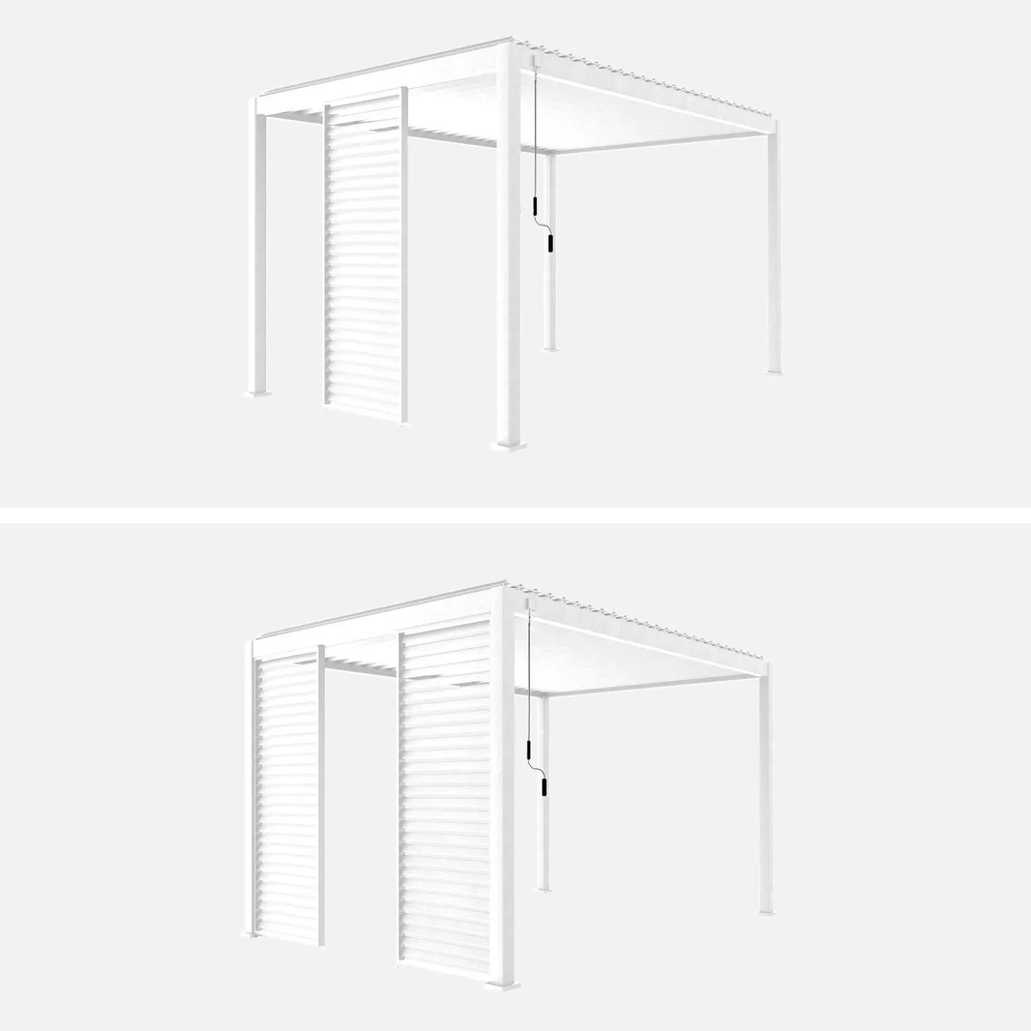 Persianas de aluminio 1m