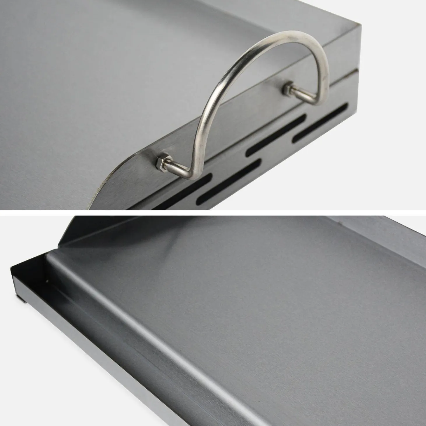 Placa plancha universal para barbacoa, 40cm