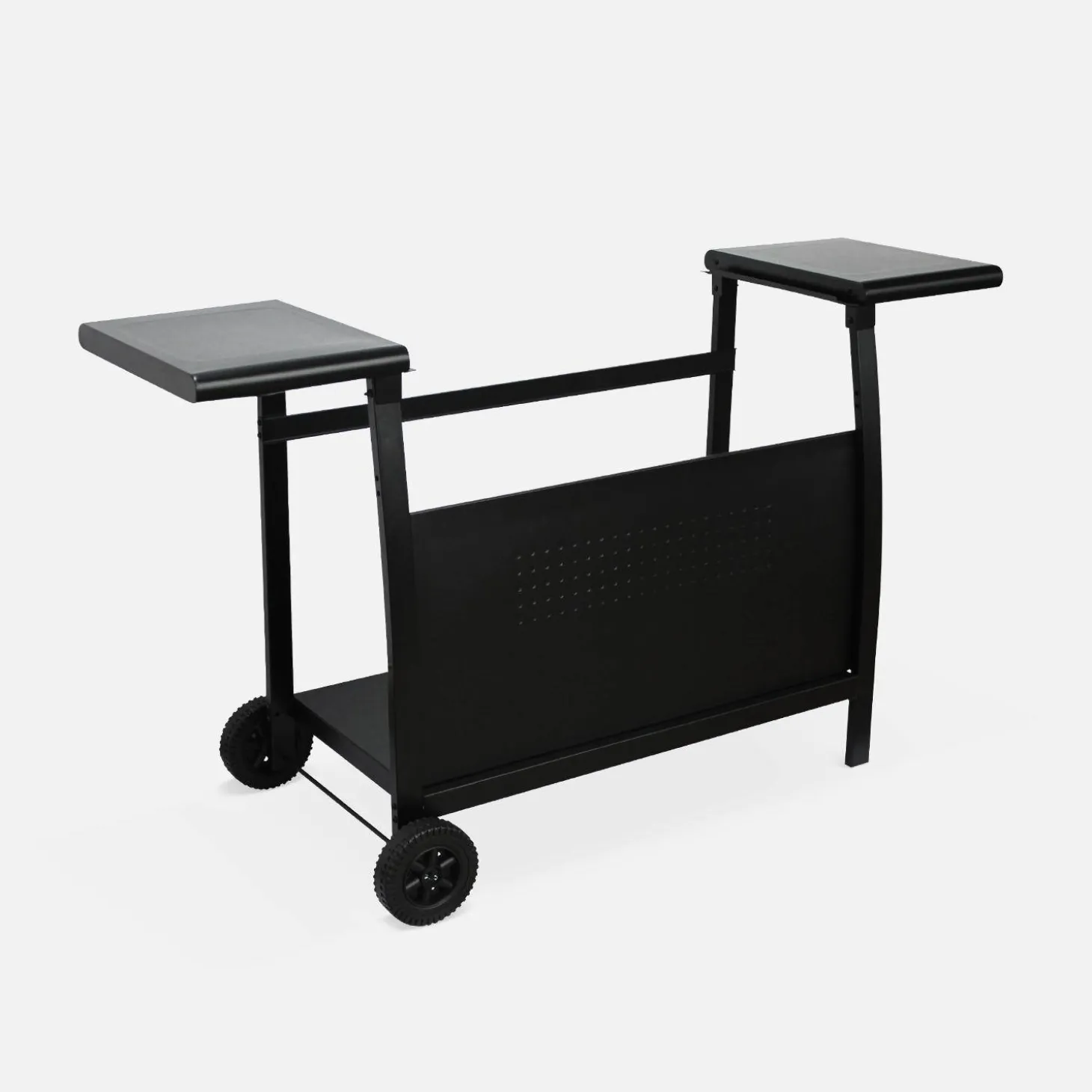 Plancha de gas 4 quemadores 10kW + carro