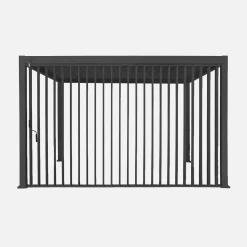Pérgola bioclimática de aluminio 3x4m + panel vertical 4m