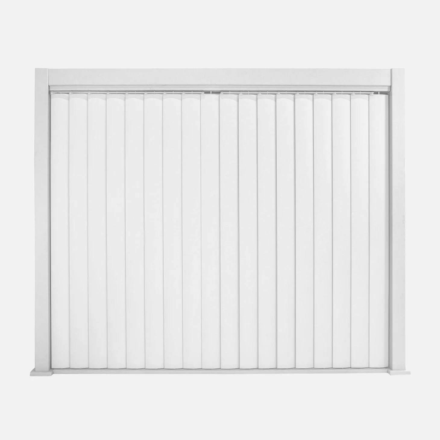 Pérgola bioclimática de aluminio 3x4m + panel vertical 3m