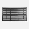 Pérgola bioclimática de aluminio y acero 3x4m + 3 persianas 1.3m