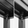 Pérgola bioclimática de aluminio y acero 3x4m + 3 persianas 1m