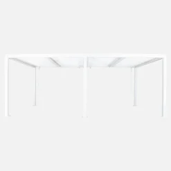 Pérgola bioclimática 3x6m de aluminio y acero con lamas orientables