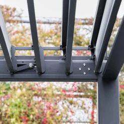 Pérgola bioclimática 3x4m de aluminio con lamas orientables