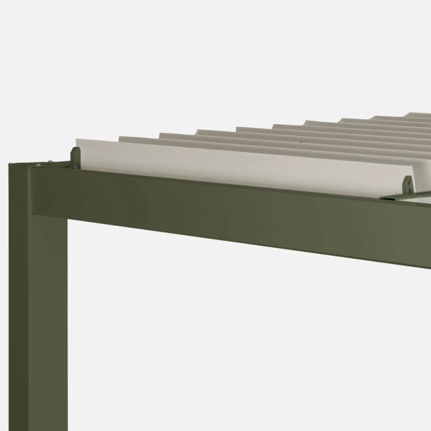 Pérgola bioclimática 3x4m de aluminio y acero con lamas orientables