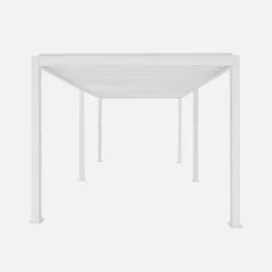 Pérgola bioclimática 3x6m de aluminio con lamas orientables