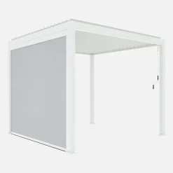 Pérgola bioclimática 3x3m V2 + toldo vertical 3x3m