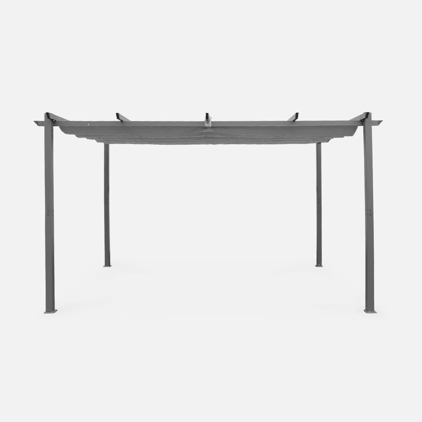Pérgola 3x4m de aluminio con cubierta corredera