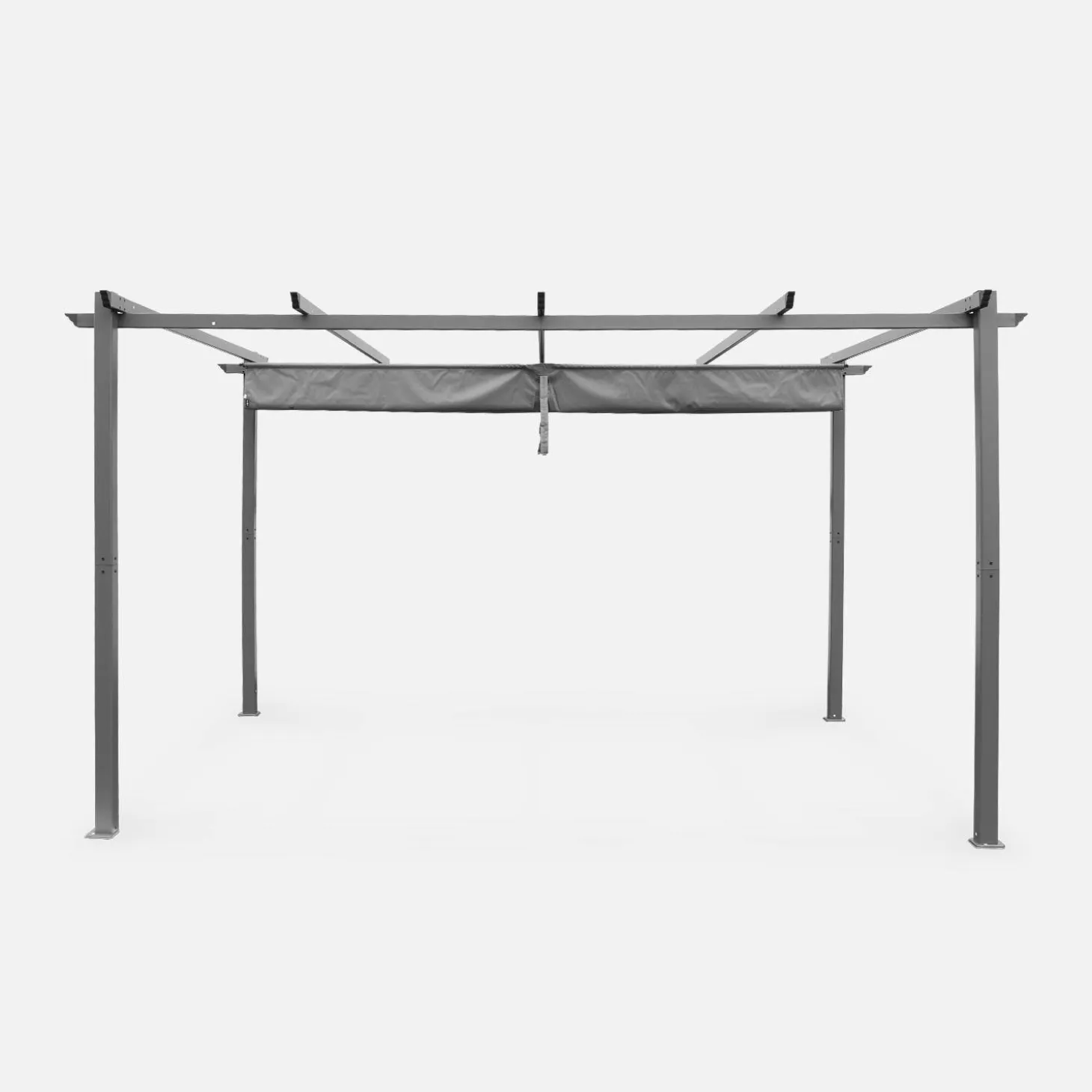 Pérgola 3x4m de aluminio con cubierta corredera