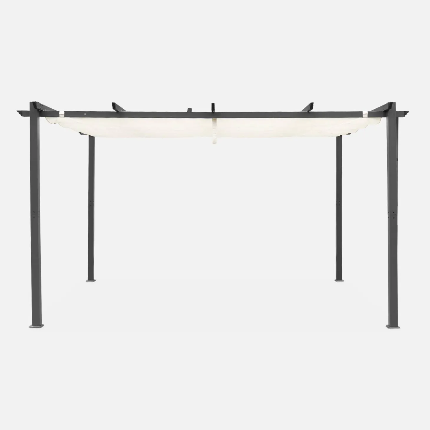 Pérgola 3x4m de aluminio con cubierta corredera