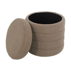 Puff baúl de borreguito