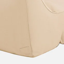 Puff con reposapiés de exterior en olefina