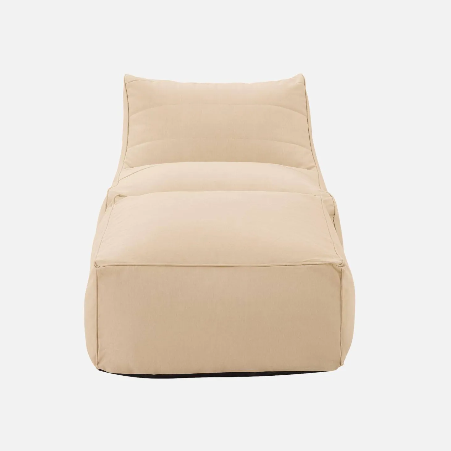 Puff con reposapiés de exterior en olefina