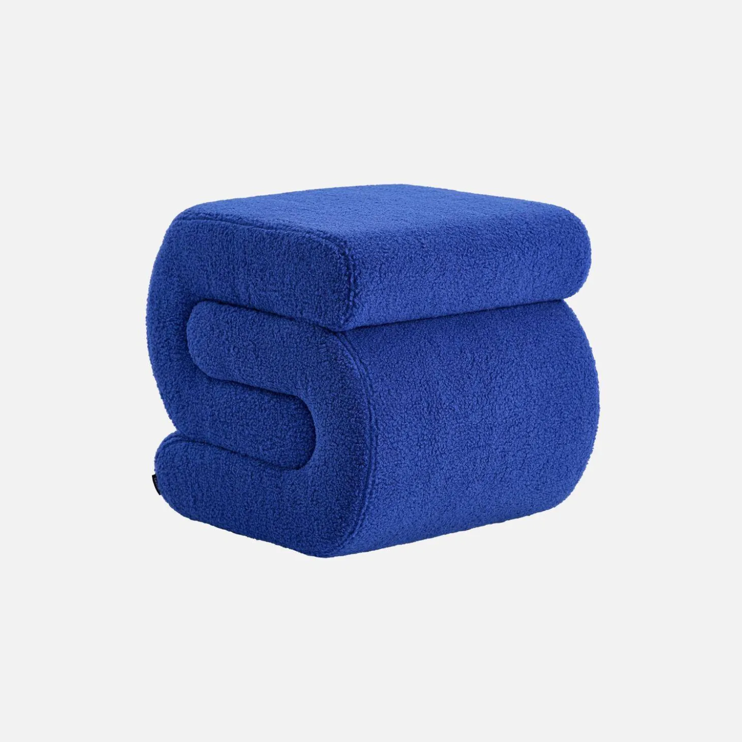 Puff de diseño en borreguito