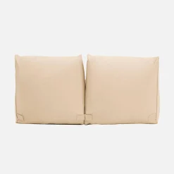 Puff de exterior en olefina, set de 2