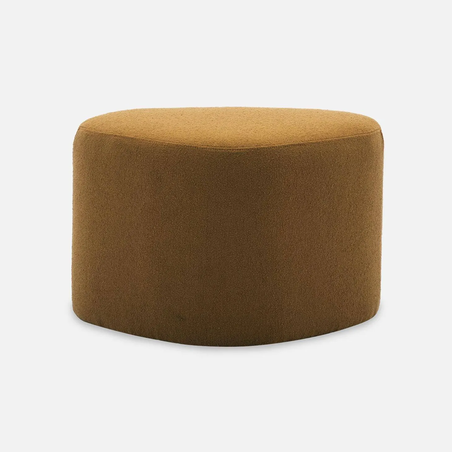 Puff de tela con forma de guijarro