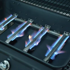 Quemadores y difusores para barbacoas de gas