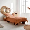 Ropa de cama de gasa de algodón terracota