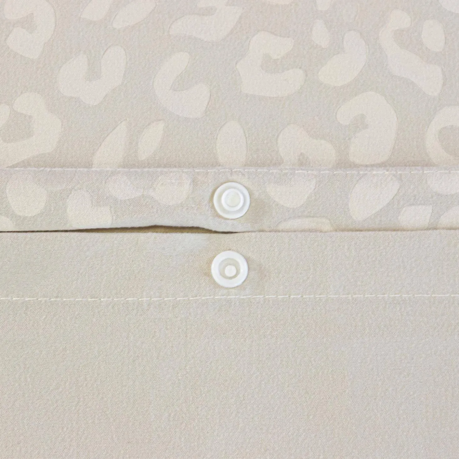 Ropa de cama de poliéster con estampado de leopardo, 2 plazas